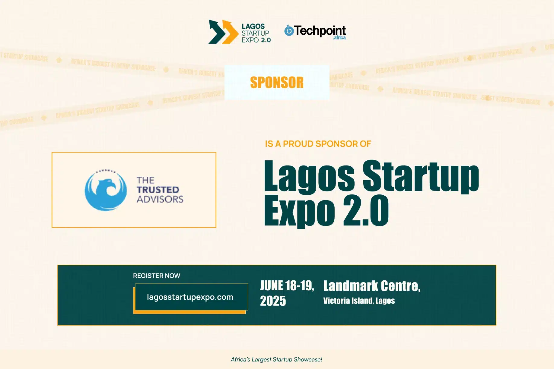 Sponsor Spotlight: The Trusted Advisors to empower startups with the legal tools needed to scale at Lagos Startup Expo 2.0