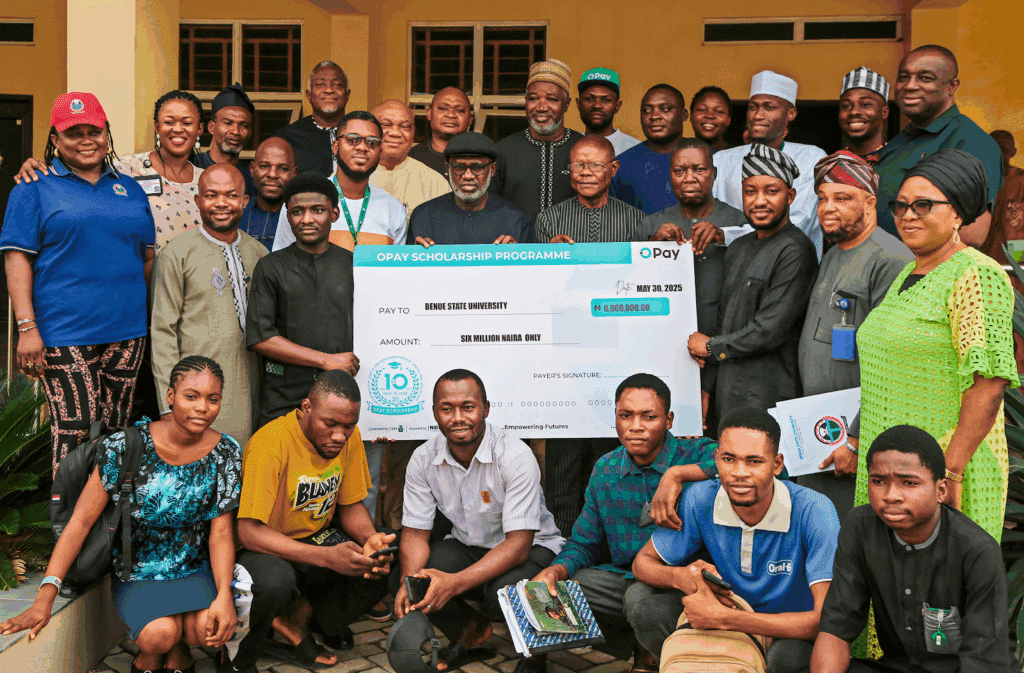 OPay extends ₦1.2 billion 10-year scholarship initiative to Benue state university 1 opay benue 2