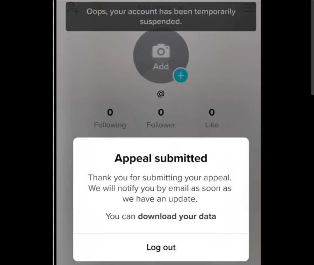 How to recover a suspended TikTok account (step-by-step) 4