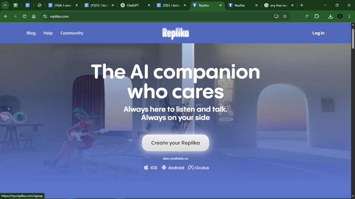 Replika AI review 2025: I tested it for 5 Days — Here’s what i found 1 AD 4nXdwOYps1p8scp FfNzivvdlA3LYhWQjZg2uqmgGcy4pnf Z uweXNA0gqGqJ Acgo97dF8eSzPI0W0Qcw4mL1k7pGFyvdIbYOH43JpkzF pAgvzUMXZHZsmpXm GihI5ScmmqXzEw