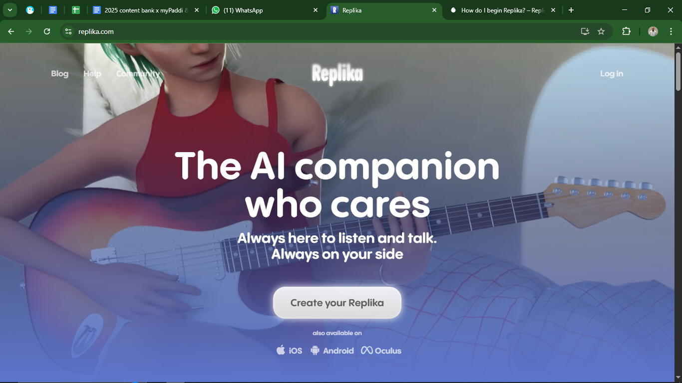Replika AI review 2025: I tested it for 5 Days — Here’s what i found 3 AD 4nXdz txDOOTL4erwaZXGjoCSCCtfxIchldPaK9 RSUM39dzSZ04P0I KADyxPhwjcXqxpvxsmJlMRHjq4s0KwyU7ENMkDp7xi