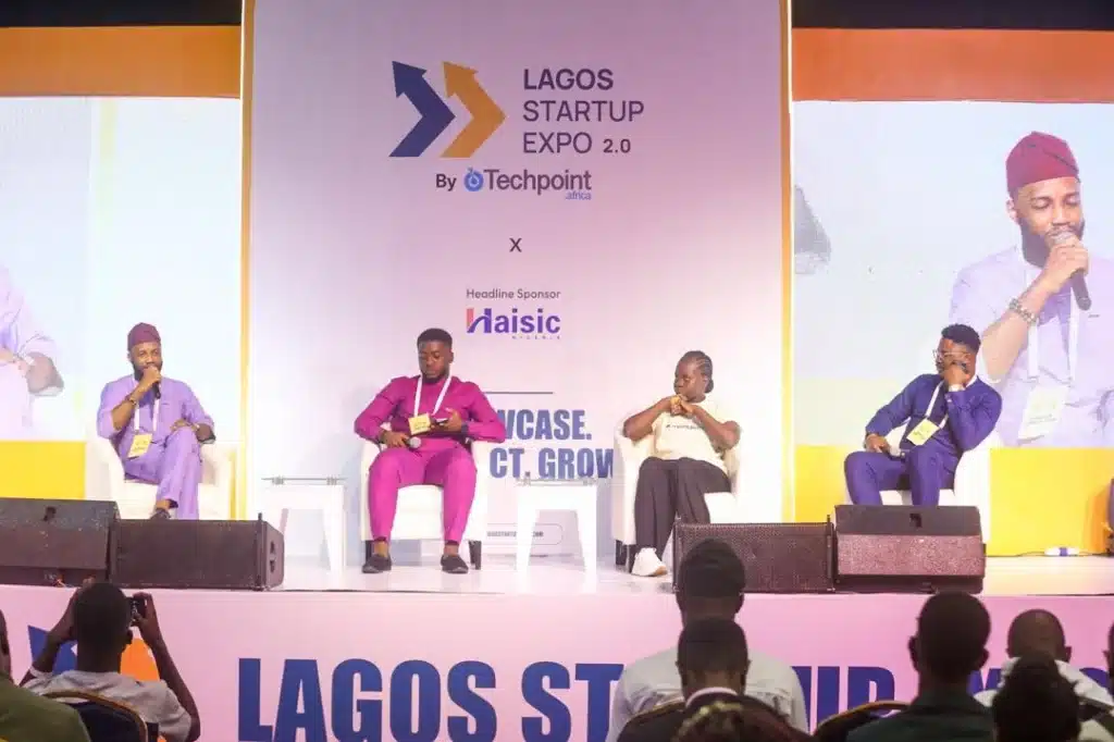 Lagos Startup Expo 2.0: A celebration of innovation, grit, and growth in Africa’s startup ecosystem 2 Speakers of the storytelling panel session at Lagos Startup Expo by Techpoint Africa