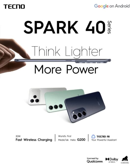 The slim, stylish and strong Spark 40 from TECNO is now available 3 WhatsApp Image 2025 07 12 at 11.37.11 c1038bc2