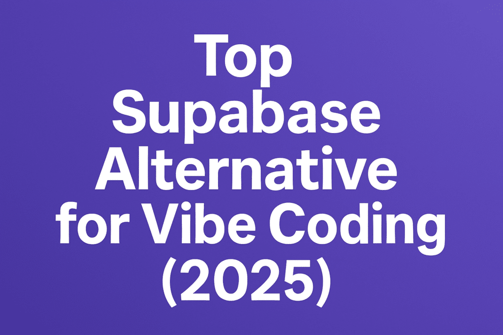 I tested the top Supabase alternative for vibe coding —here's my honest review 1 image