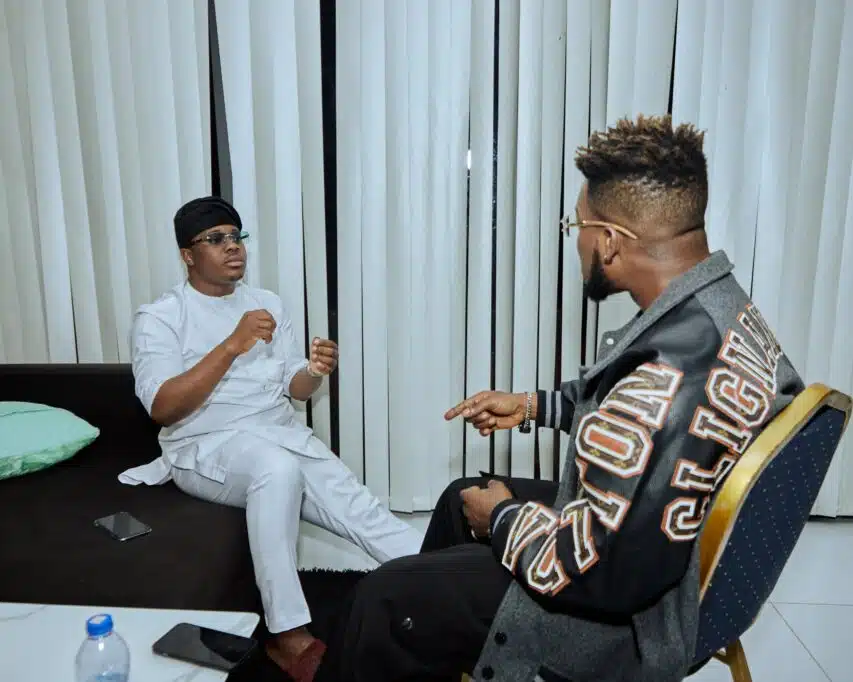 Olufemi Oguntamu and Broda Shaggi
