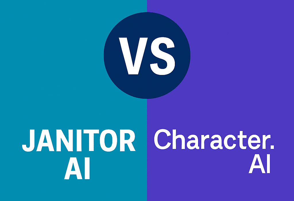  Janitor AI vs Character AI: Which chatbot is better for roleplay, creativity, and NSFW freedom?