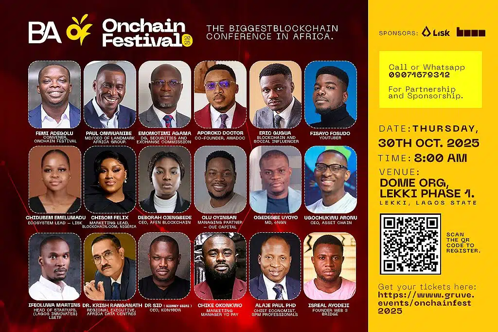The Onchain Festival 2025: Africa’s Biggest Web3Festival Comes to Lagos