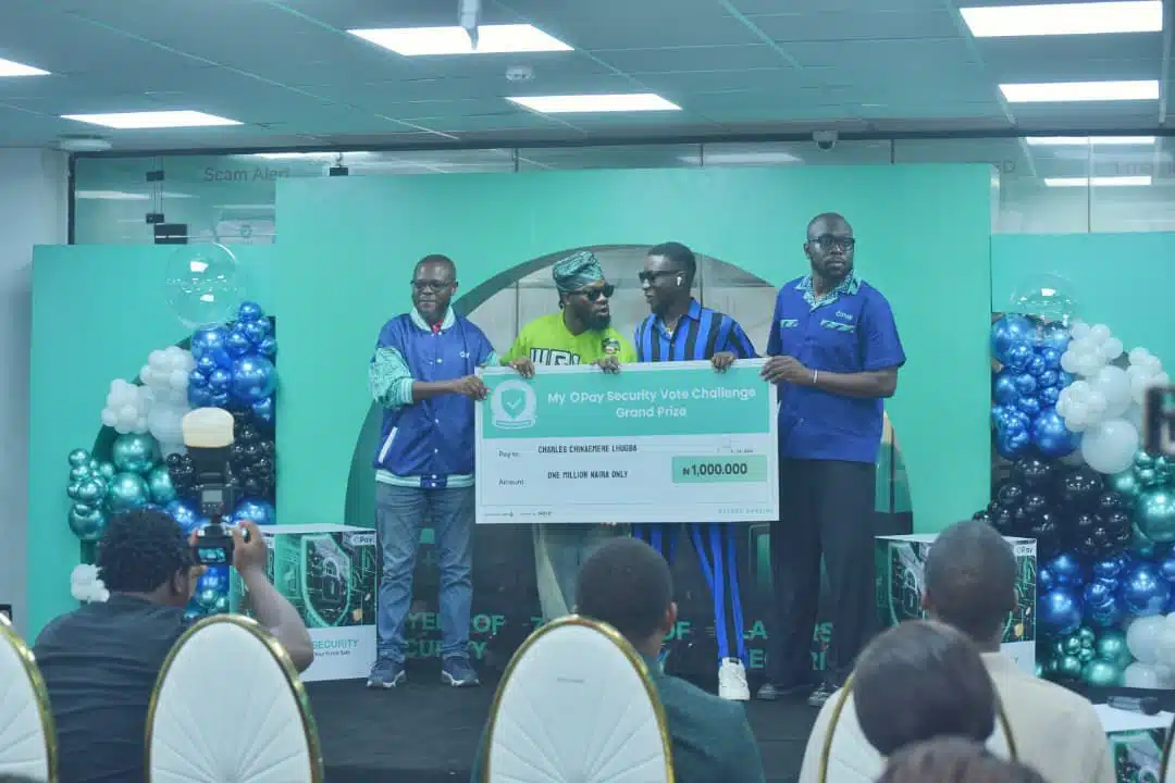 OPay rewards four users with ₦1 million each, unveils location guard feature 