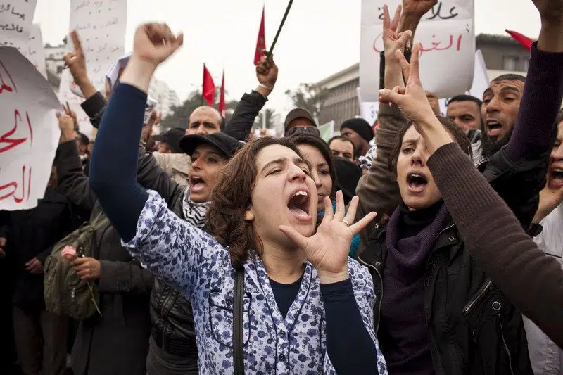 Social media becomes a rallying point for Moroccan youths protesting state spending 
