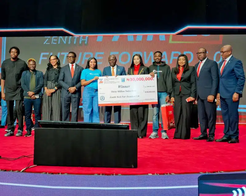 Cubbes, Winner of Zenith Startup Pitch. Source: LinkedIn | techpoint.africa