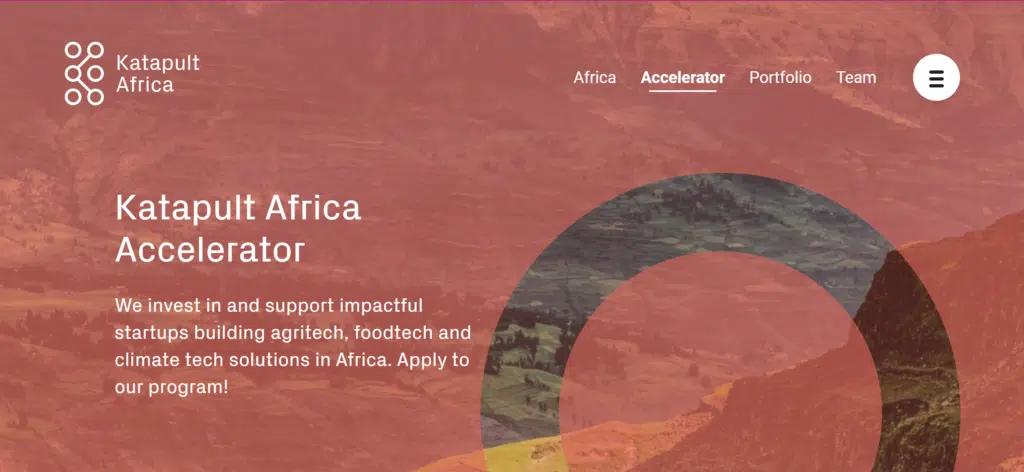 10 Top African Startup Accelerators: Funding & Support in 2025 2 A screenshot of the Katapult Africawebsite