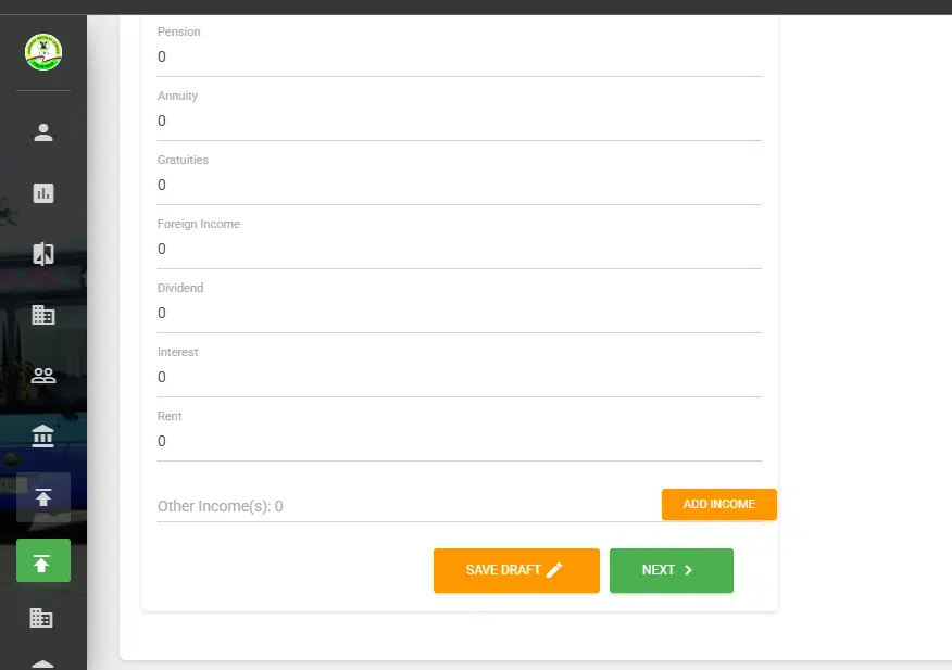 How to file tax returns for individuals with multiple streams of income 4 Screenshot of the LIRS tax filing page. /techpoint.africa