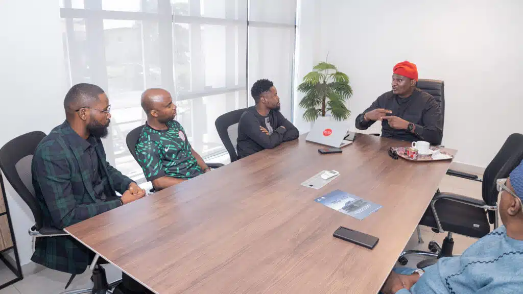 How MacTay is using virtual reality to train emergency services professionals in Lagos 3 Tunde Rotimi, MacTay's Head of Strategy and Innovation, addressing Techpoint journalists |techpoint.africa