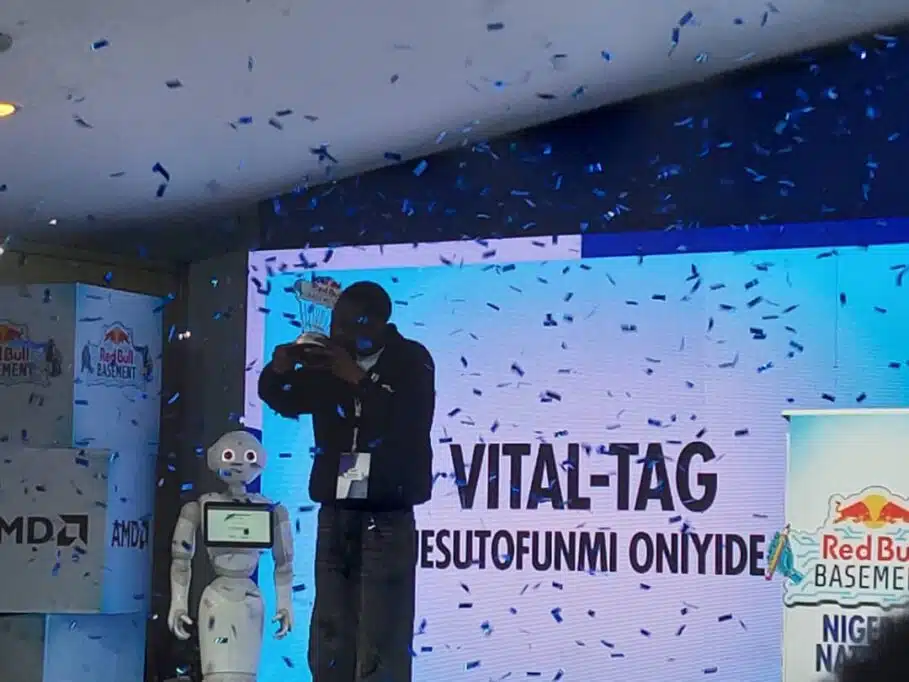 How a UNILAG student won Red Bull Basement with a livestock tracker that detects illness early 1 Jesutofunmi Oniyide, Winner of Red Bull Basement Nigeria Finals 2024