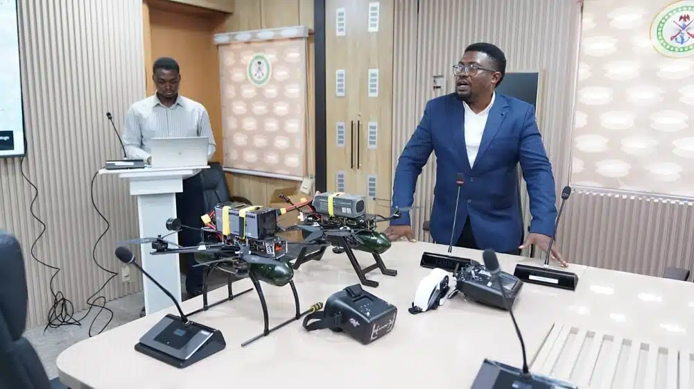 UNICCON Group Showcases Indigenous AI and Autonomous Systems Drones Through its Defence Subsidiary, Babasky Technologies. 2 Babasky CEO Professor Chuks Ekwue3233333me
