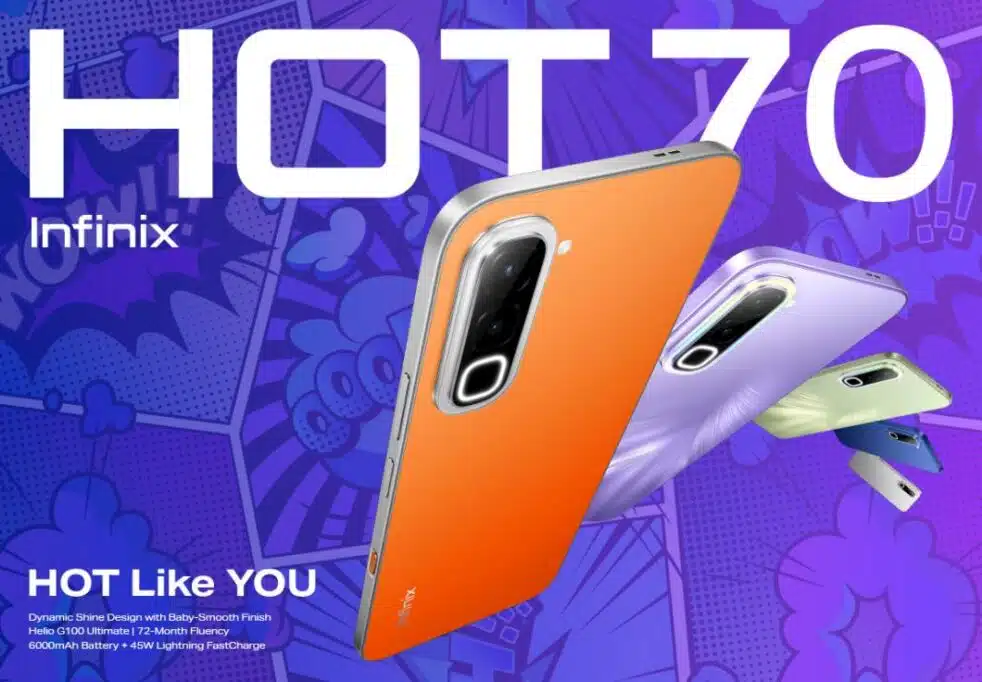 Infinix Launches HOT 70 Series with Industry-First 12-Colorway Dynamic Shine Design 1 1 1