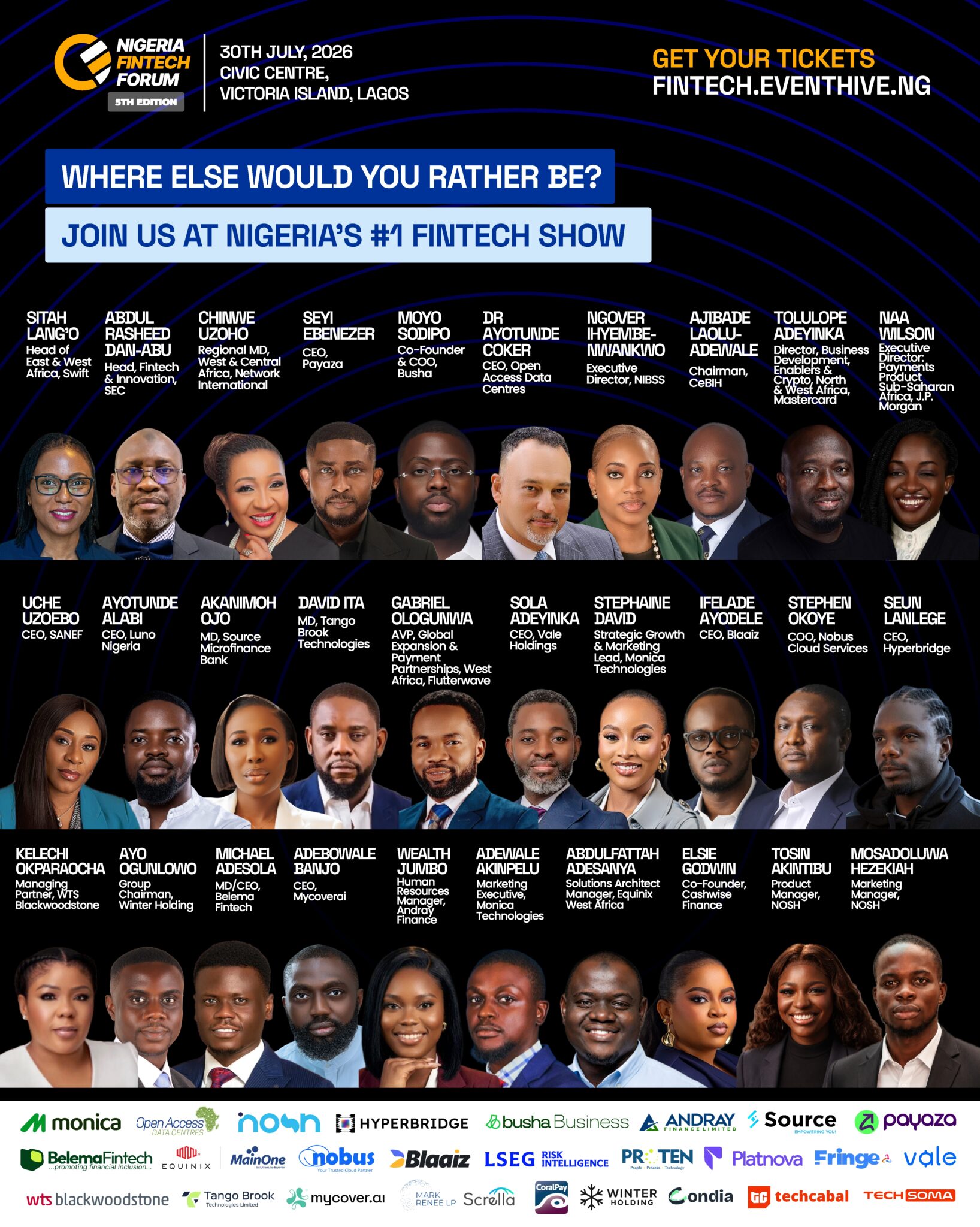 Nigeria Fintech Forum Returns for 5th Edition next Thursday, See Who’s Coming 3 Nigeria Fintech Forum Returns for 5th Edition next Thursday, See Who’s Coming