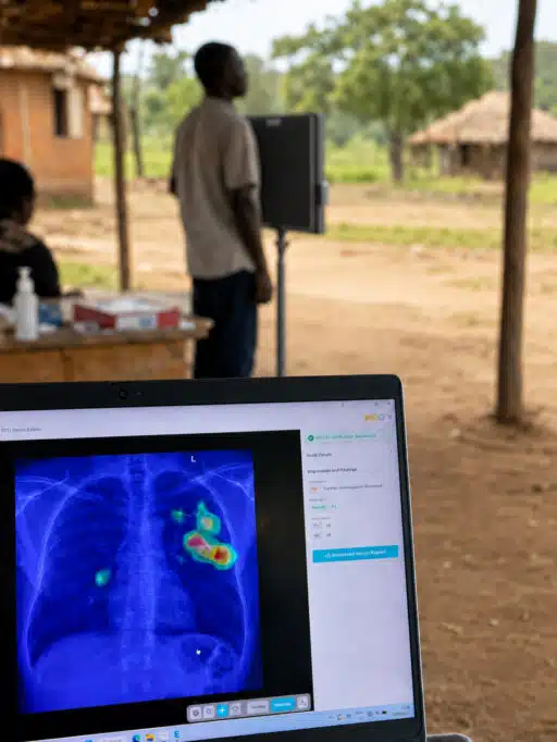 Nexus AI is bringing AI-powered X-ray screening to places with few radiologists 1 Nexus AI onsite CXR chest X-ray screening